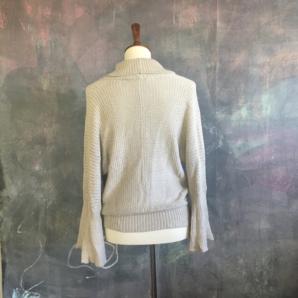 A/X Armani Exchange Tan Wrap Sweater - Picture 3 of 4
